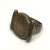 Antique Coin Ring Diez Centavos 1949 Sterling Silver