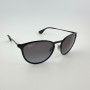 Ray-Ban RB3539 Erika Metal Polarized Black Grey Sunglasses 54mm - Authentic