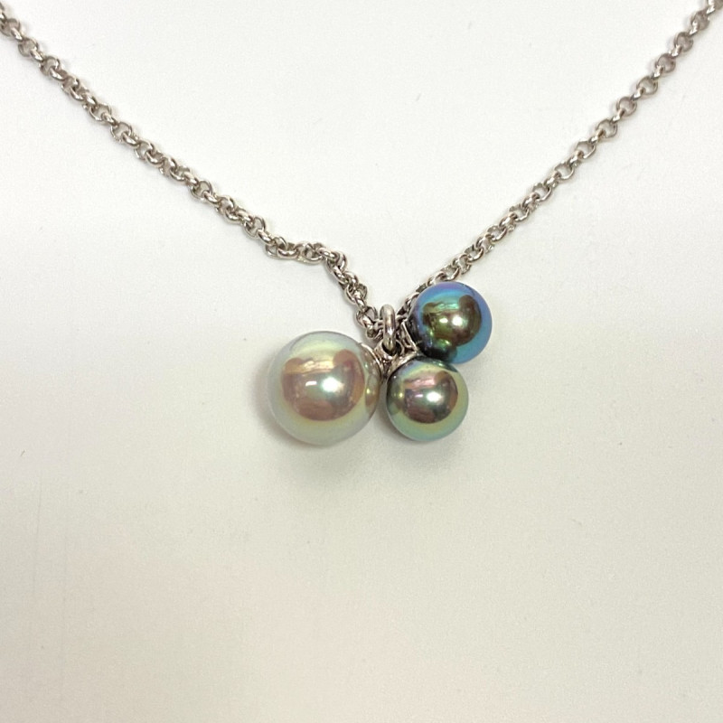 Majorica Pearlescent pendant Silver 925 necklace Majorica Pearlescent pendant Silver 925 necklace