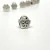 Authentic Pandora Silver Blue CZ Scalloped Purse Bead 790473CZB | RETIRED