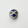 NINA Sterling Silver Charm with Enamel and CZ Comparable To Pandora