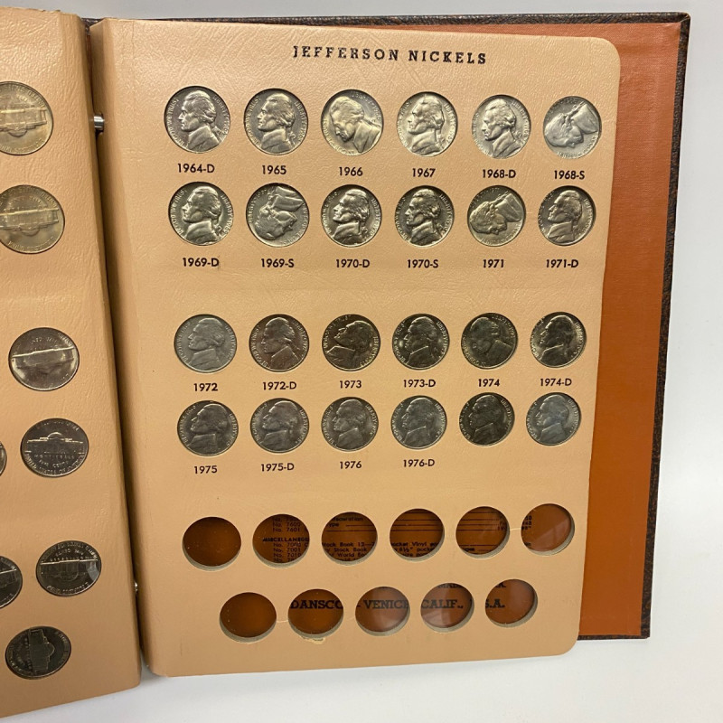 Dansco Album 7113 Jefferson Nickels 1938-1976 Coin Collectors, 94 coins Dansco Album 7113 Jefferson Nickels 1938-1976 Coin Collectors, 94 coins