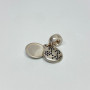 Retired Sterling Silver Pandora Lucerne Flower Dangle Charm Breast Cancer 790522