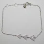 Shashi Sterling Silver Triangular Shaped Studded Bracelet 