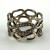 Pandora Circle of Friends Size 6.5 Clear/Champagne CZ & SS .925 Ring 190834CZ
