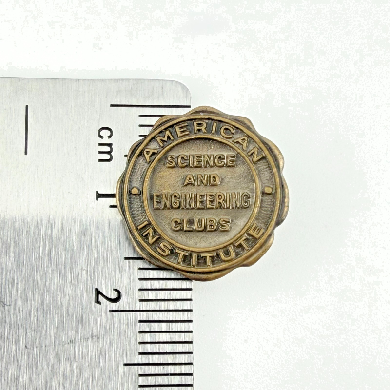 Vintage 1940’s American Institute Science and Engineering Clubs Bronze Pin