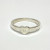 Tiffany & Co. Sterling Silver Paloma Picasso Diamond Modern Heart Ring Size 5 Tiffany & Co. Sterling Silver Paloma Picasso Diamond Modern Heart Ring Size 5