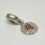 Pandora Silver Special Number 4 Dangle with Garnet - 790550GA4 Pandora Silver Special Number 4 Dangle with Garnet - 790550GA4
