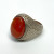 Agate Stone Sliver Ring - 9.5