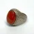 Agate Stone Sliver Ring - 9.5