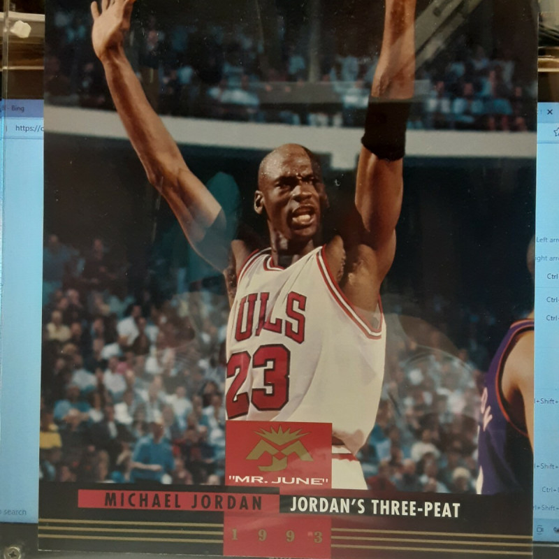 1993 Upperdeck Micheal Jordan Mr June" 1993 Upperdeck Micheal Jordan Mr June"