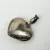 Vintage Marcasite Mother of Pearl Heart Locket/Pendant Sterling Silver Thailand