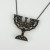Vintage 925 A Silver and Marcasite Jewish Menorah Pendant/Brooch Pin