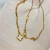 Van Cleef & Arpels Sweet Alhambra Necklace 18k Yellow Gold Mother of Pearl