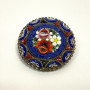 Vintage Villani Italy Pin Brooch Micro Mosaic Millefiori Flowers