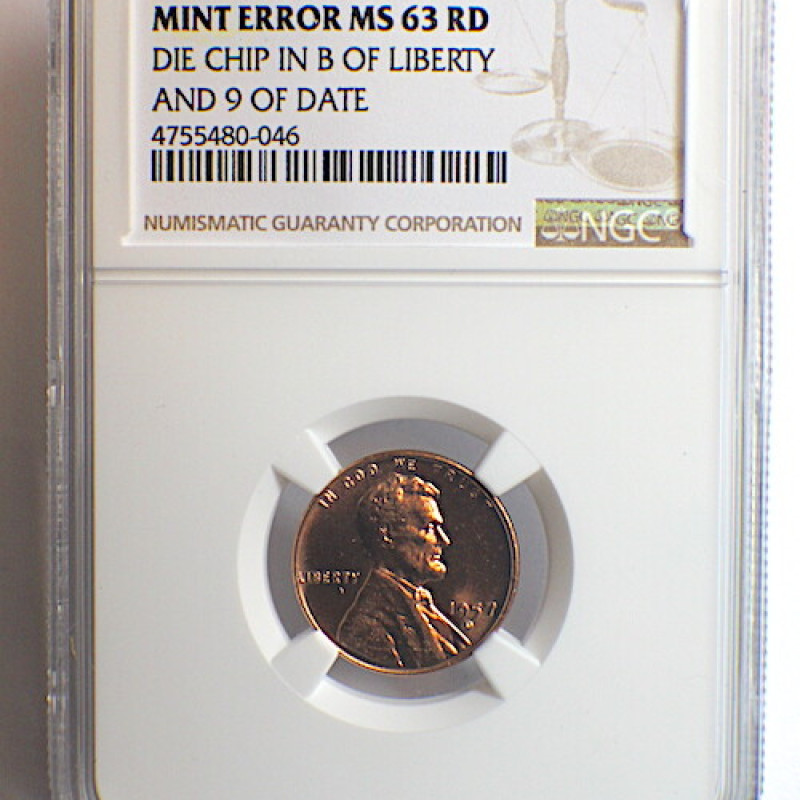 NGS MS 63 RD 1957 D LINCOLN MEMORIAL NGS MS 63 RD 1957 D LINCOLN MEMORIAL