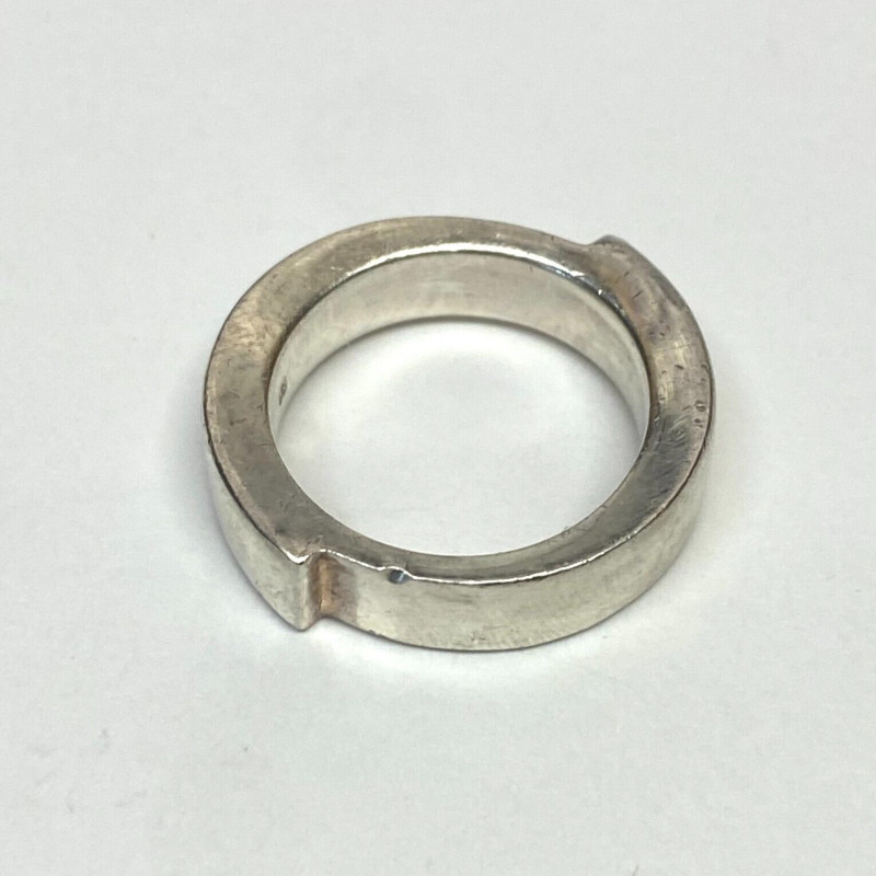 Ring JOOP Plain 925 Sterling Silver Ring PvS 55, Size 7