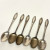 Set Of 6 Antique German 800 Silver Spoons Set Of 6 Antique German 800 Silver Spoons