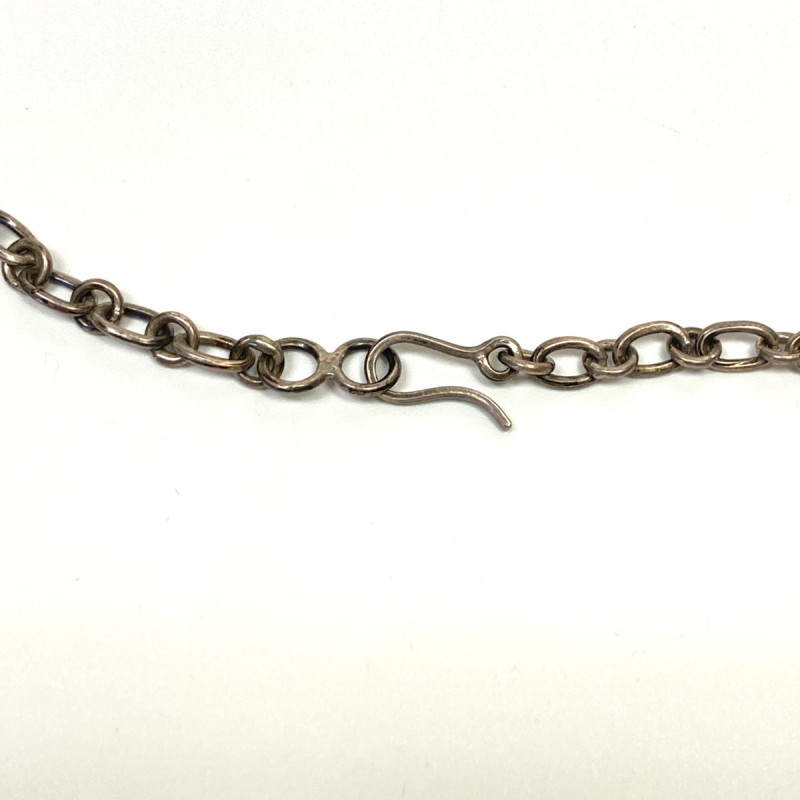 Zuni sterling silver turquoise necklace by Art Acoya