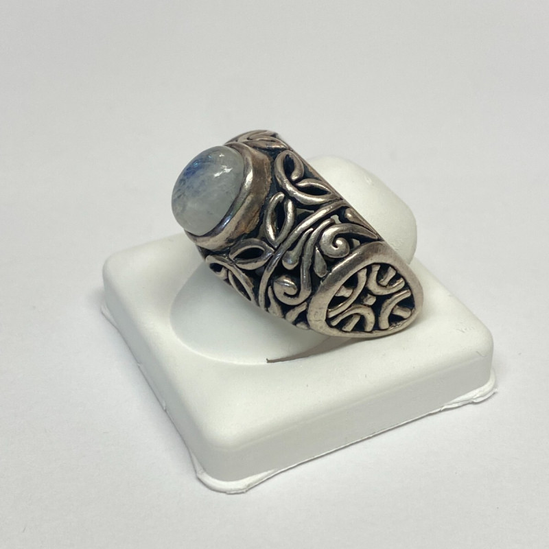 Samuel Behnam BJC Sterling Silver Moonstone Ring, size 10