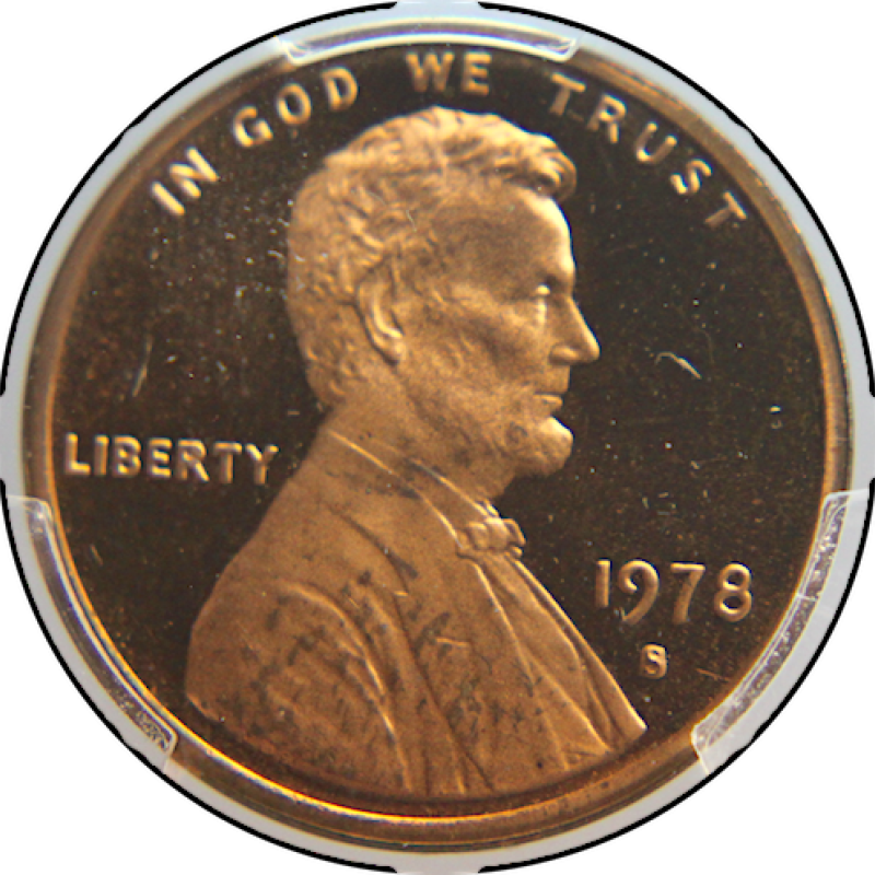 1978 S PCGS PR 65 LINCOLN MEMORIAL PENNY 1C