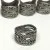 Designer Pandora Sterling Silver Hidden Romance Rhodolite Wrap Ring, Size 7