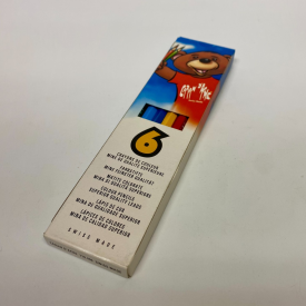 Caran d'Ache 6 Colour Pencils Kids Set Bear Packaging NEW REF 118.406 | 074066