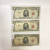 3 pieces 1963 - 5$ Federal Reserve Note Five Dollar Red Seal Circulated 3 pieces 1963 - 5$ Federal Reserve Note Five Dollar Red Seal Circulated