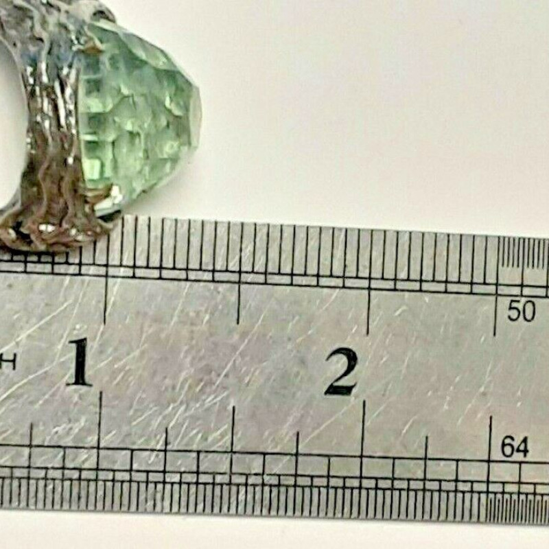 Antique Russian Silver 925 Designed With White Mineral Stone Size 8 RING Antique Russian Silver 925 Designed With White Mineral Stone Size 8 RING
