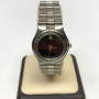 Movado Dominion Black Dial Stainless Steel Women's Watch, 27mm, 6 inches