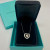 Tiffany & Co. Platinum Diamond Dangle Heart Pendant Necklace .67 CTW 16" Tiffany & Co. Platinum Diamond Dangle Heart Pendant Necklace .67 CTW 16"