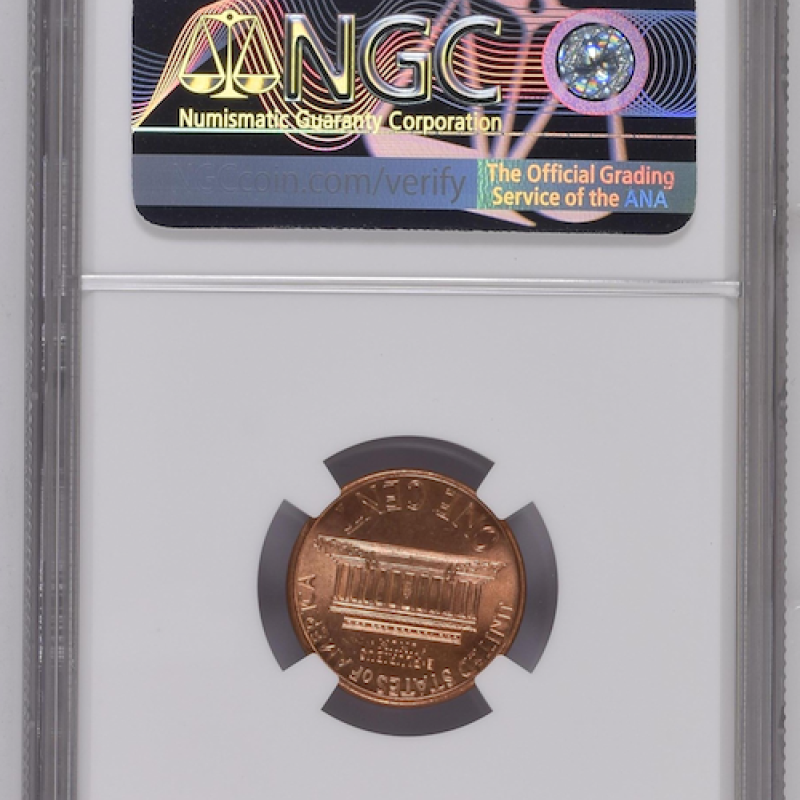 NGC MS 66 RD 1993 Lincoln Memorial CENT  (CLOSE AM)