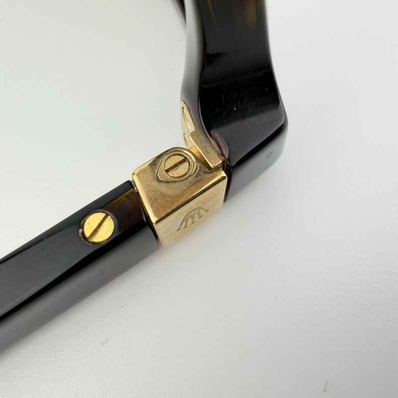 Rare Vintage ROLEX 1001/S Tortoiseshell Gold Crown Sunglasses 52mm