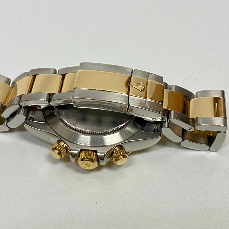 Pre-Owned Rolex Daytona 40mm 2 tone 18k Yellow Gold Watch 116523, 18k Gold Beze