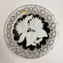 Vintage Brown Royale Germania Crystal Bowl Plate Hand Cut 1974 Limited Edition