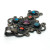 Mexico 825 Silver Amethyst Coral & Turquoise Pendant