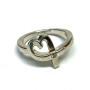 RETIRED TIFFANY & CO PALOMA PICASSO LOVING HEART W/ DIAMOND RING SZ 9 CLASSIC