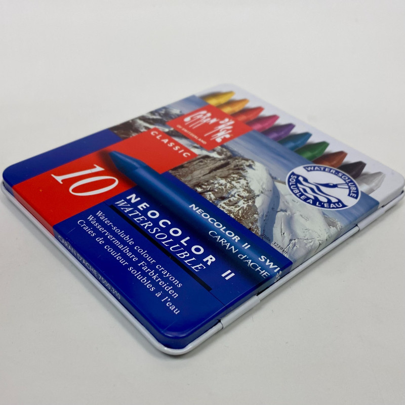 Caran d'Ache Neocolor II Water Soluble Wax Pastel | Set of 10 | 243103