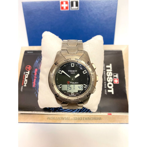 Tissot T Touch T047420A Titanium Swiss Made Smart Watch Full Pack