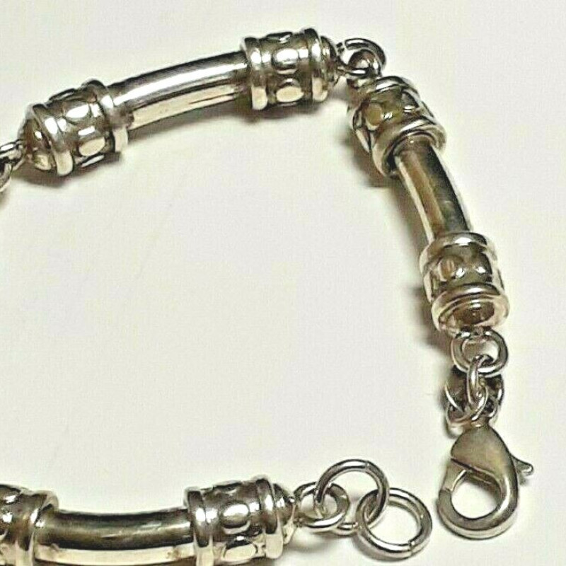 Sterling Silver 925 Link Bar Bracelet Sterling Silver 925 Link Bar Bracelet