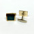 Incredible Authentic Burberry Gold Tone & Dark Grey Knight Horse Cufflinks
