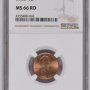 NGC MS 66 RD 1993 Lincoln Memorial CENT  (CLOSE AM)