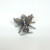 Alice Caviness Brooch Sterling Silver Rubies and Marcasite Grey Bumble Bee