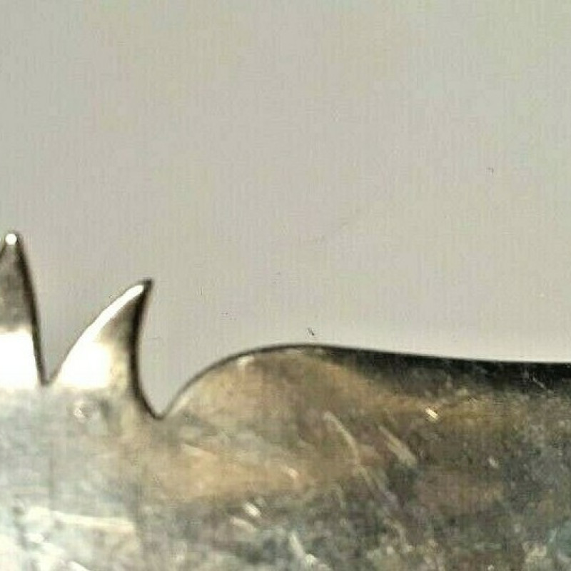 Antique Designed Solid Sterling Silver, Cheese Knife. 7 Inches