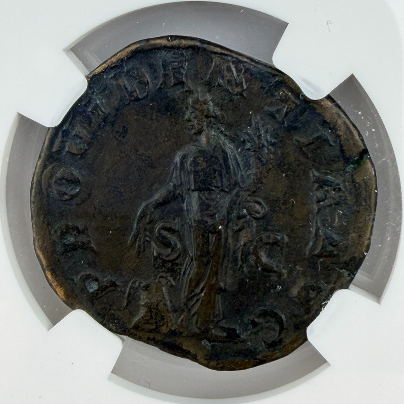 ROMAN EMPIRE Severus Alexander (AD 222-235) AE Sestertius – NGC VF