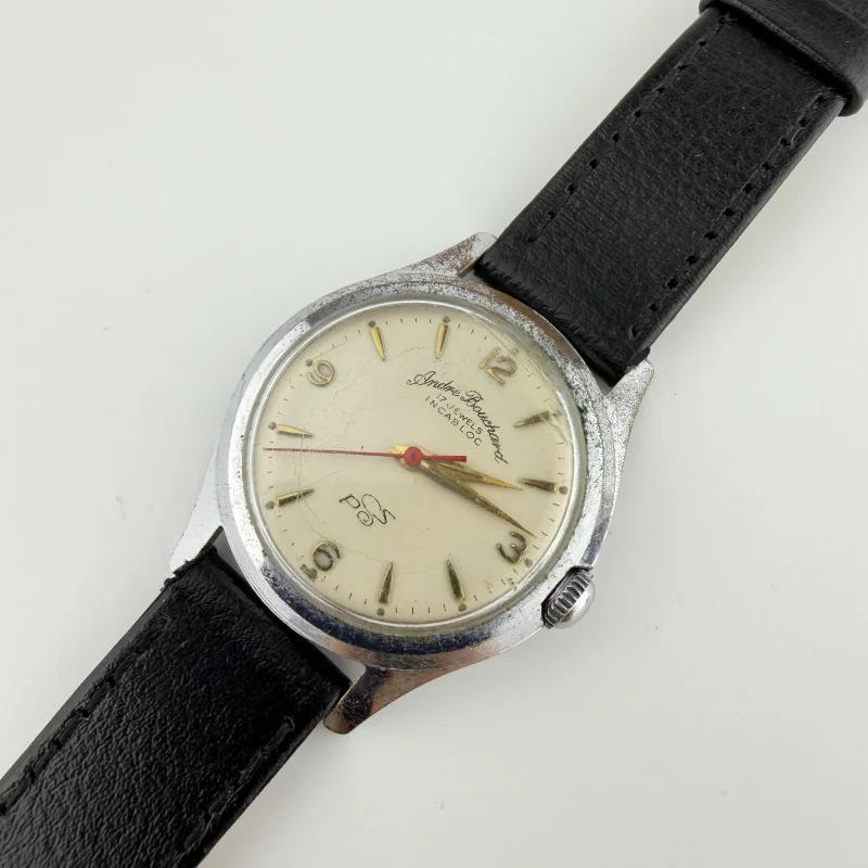 Vintage Men's André Bouchard 17 Jewels Incabloc Watch Anti-Magnetic