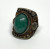 Vintage Green Jade Sterling Silver Ring Size 9 Vintage Green Jade Sterling Silver Ring Size 9