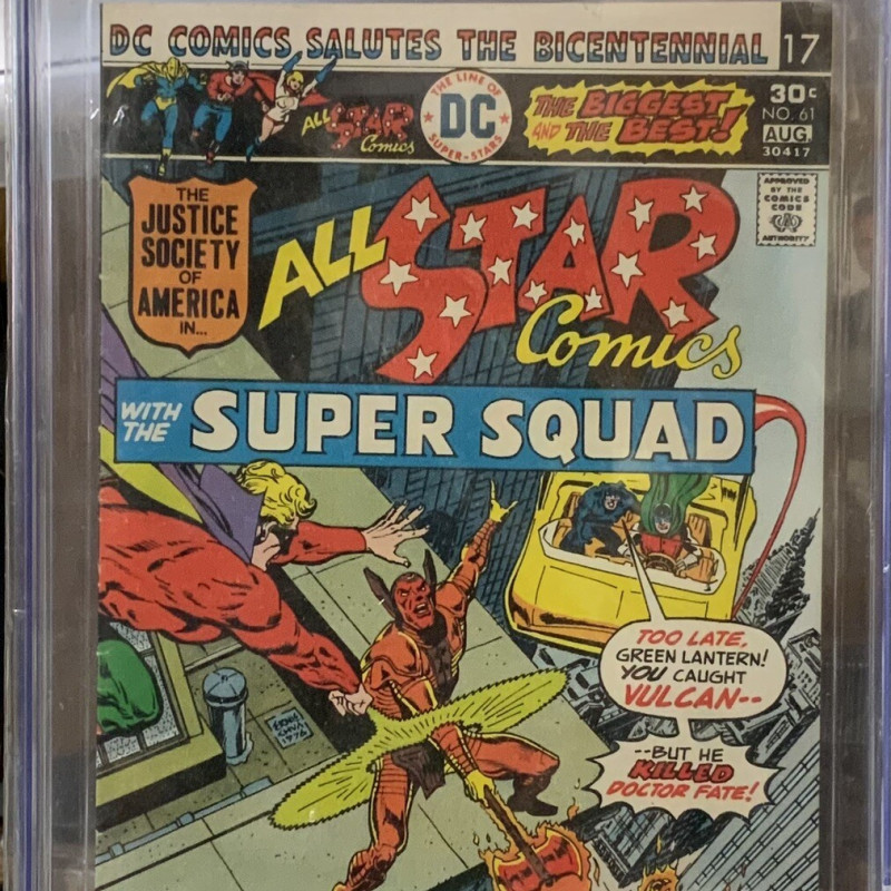 All-Star Comics #61 CBCS 6.0 (1976) Justice Society 1st First Zanadu Not CGC