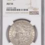 NGC AU 55 $1, 1889  Morgan Dollar  NGC AU 55 $1, 1889  Morgan Dollar