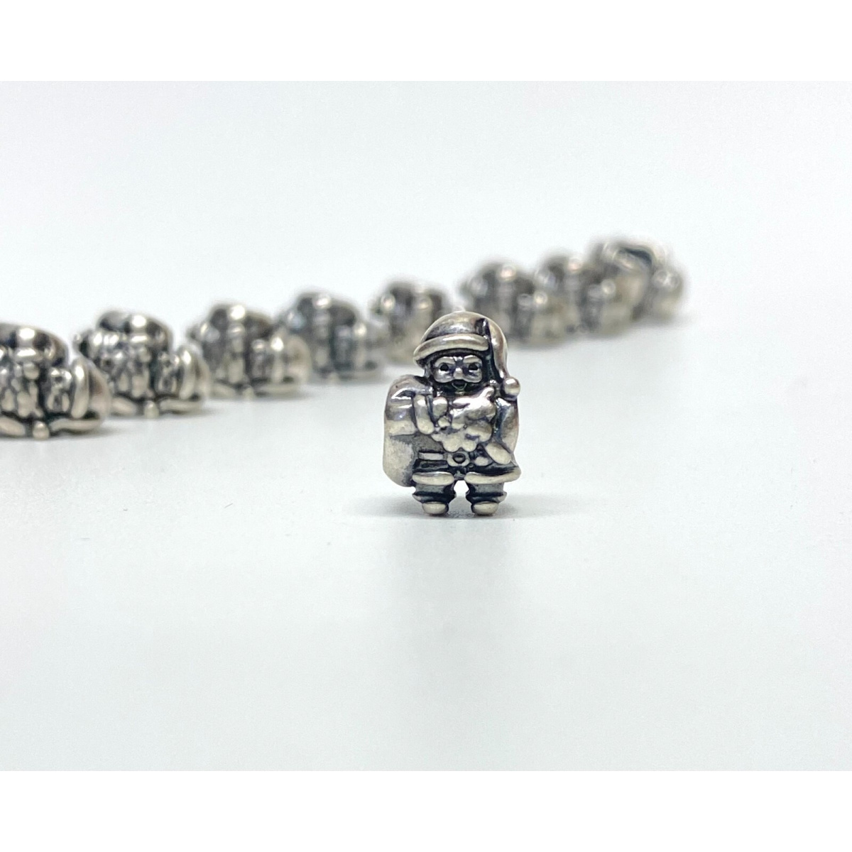 Authentic Pandora Sterling Silver Santa Claus Charm 790852 CHRISTMAS